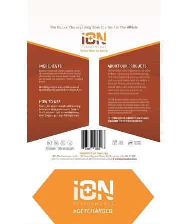iON Performance Detox + Cope Athlete Bath Muscle Soak 16 Oz | Zinc Magnesium Epsom Salt Coconut Oil | Muscle Recovery & Immune Support - Buy Online on GoSupps.com