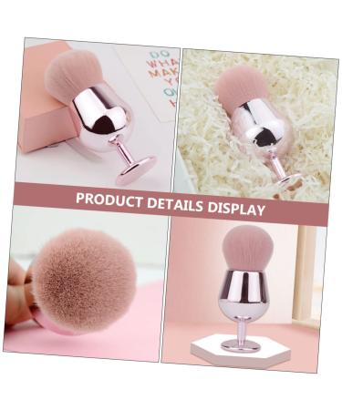 Blush Brush & Travel Foundation Makeup Brush | Fluffy Pink Cosmetics Brush for Setting & Styling - Buy Online on GoSupps.com