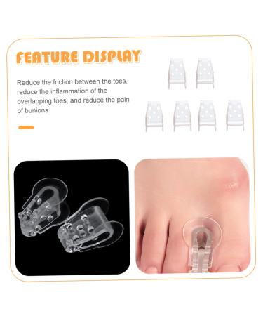 Healifty Nail Gel Splitter Pedicure Tools - 3 Pairs Silicone Gel Men's Valgus Union Separator Bunions Protector - Foot Nail Tool - Buy Online on GoSupps.com