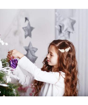 Beaupretty Handmade Plush Angel Wing Hair Clips - White Hairpins for Women & Girls - Stylish Hair Jewelry - Buy Online on GoSupps.com