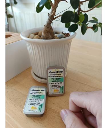Joint & Muscle Slide-Top Tin Balm - 100% Natural Muscle Relief for Back Neck Hands & Feet - Soothing Comfort After Workouts & Yoga - Sore Muscle Rub with Plai Oil & Citrus - Buy Online on GoSupps.com