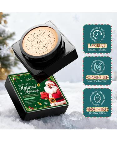 Air Cushion CC Cream Foundation Makeup BB Cream Makeup Color Correcting CC Cream Tattoo Cover Up Makeup Natural Full Coverage Foundation Moisturizing Concealer Brighten Even Skin Tone #01 Lvory #01 IVORY - Buy Online on GoSupps.com