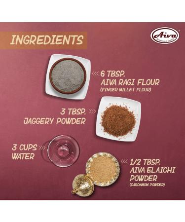 Aiva Finger Millet Flour 4 lb - Premium Ragi Flour for Healthy Recipes - Buy Online on GoSupps.com