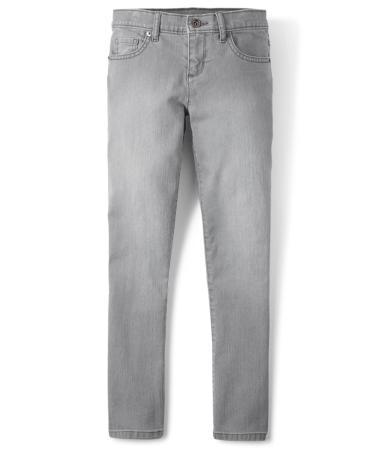 The Children's Place Boy's Stretch Straight Jeans 14 Granitewsh