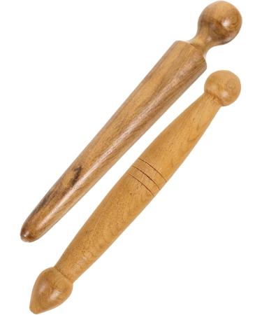 Fomiyes 4-Piece Wooden Massage Tool Set | Neck & Foot Massager | Multi-Functional Acupuncture Rods | International Shipping Available - Buy Online on GoSupps.com