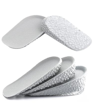 Bacophy Gel Height Increase Insoles for Men Women  Invisible Heel Pads Height Lift Shoe Inserts Shock Absorption Heel Height: 3.5cm