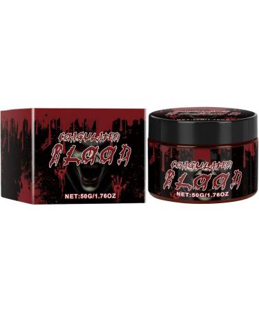  Fmzrbnih Artificial Blood | Flow Effect Body Paint 50 ml for Costume Beauty Costume Face and Body Makeup Halloween Party Adults and Zombie and Vampire - Buy Online on GoSupps.com