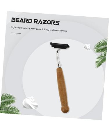 Beavorty Bamboo Handle Razor Set - 4 Double-Edged Manual Razors for Smooth Shaving - Eco-Friendly Male Grooming Tools - Buy Online on GoSupps.com