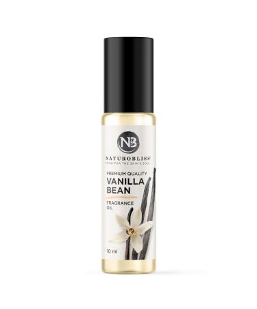 NaturoBliss Vanilla Perfume Vanilla Fragrance Oil RollOn 10 ml 1Unit Vanilla Bean 0.33 Fl Oz