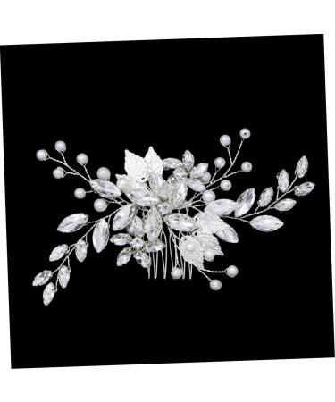 Beaupretty Crystal Headpiece Bride Headpieces for Wedding Bridal Headpiece Insert Comb Women Hairpins Lenceria De Mujer Diamond Headpiece Women Headwear Pearl Hair Grace Women's Accessories - Buy Online on GoSupps.com