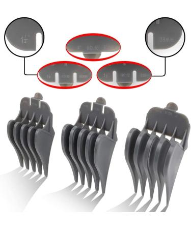 Professional Hair Clipper Combs & Guards Set - Fits Most Clippers | International Shipping Available - Buy Online on GoSupps.com