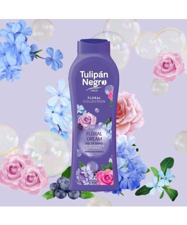 BRISEIS SA Black tulip floral bath gel moisturizing sleep 650 ml exotic and sustainable floral scent daily body care - Buy Online on GoSupps.com