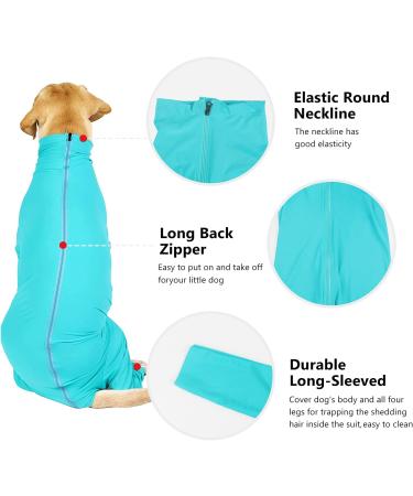 Buy ETDANE Dischers Intromer - Blue Recovery Suit & Sports Shirt for Hair Operations | Reduce Anxiety & Prevent Failure - Available in XXX-Large - Buy Online on GoSupps.com
