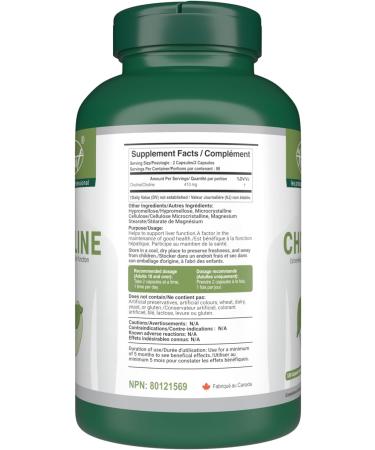 VORST Choline Bitartrate 410mg Per Serving 180 Vegan Capsules | Supplement for Liver Health | Fatty Liver & Brain Supplement | Powder Pills | 1 Bottle 180 count (Pack of 1) - Buy Online on GoSupps.com