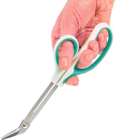 PETA Easi-Grip Long Reach Toe Nail Cutter - Ergonomic Soft-Feel Handle, Extended Length for Weak Hands, Elderly, Tremors - Buy Online on GoSupps.com