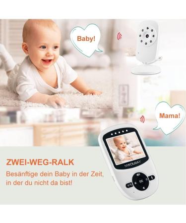 NWOUIIAY Baby Phone Monitor - 2.4GHz HD Camera with Night Vision & Intercom | Best International Shipping - Buy Online on GoSupps.com