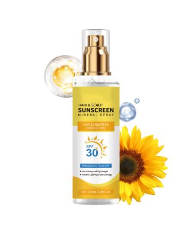 Sun protection for scalp and hair protective spray with 100 ml SPF 30 moisturizing and invisible for all hair types Body Sun Protector for summer sea outdoor sports and Esposi