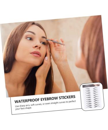 FOMIYES 9 Sheets Waterproof Eyebrow Stickers Make up Kit Eyebrow Transfers Stickers Fake Eyebrow Stickers 3d - Buy Online on GoSupps.com