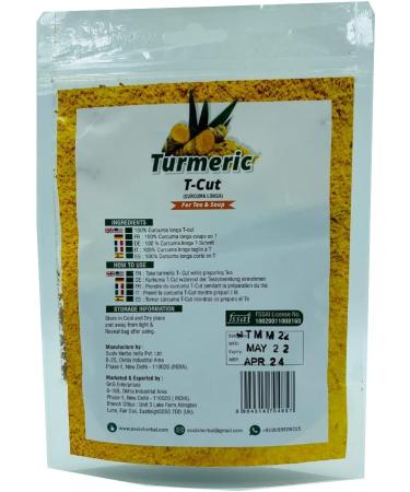 SVATV Turmeric Root Loose Tea Cut | Curcuma Longa | for Tea and Soup | Golden Milk | Antii-inflammatory | Boosts Immune Function | Get Radiant Skin - 100g 3.52 oz 0.22 Lbs - Buy Online on GoSupps.com
