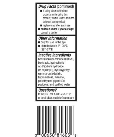 Pataday Extra Strength Relief Eye Drops 2.5ml - Pack of 2 - Fast Allergy Relief - Buy Online on GoSupps.com