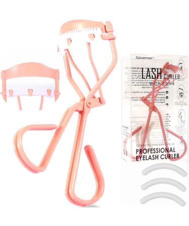 Eyelash Curlers with Comb, Pink Eyelash Curler with Built in Comb, Separated Eyelash Curler with Brush,Eye Lash Curler with Eyelash Curler Refills,Eyelashes Curler,The Professional Lash Tool