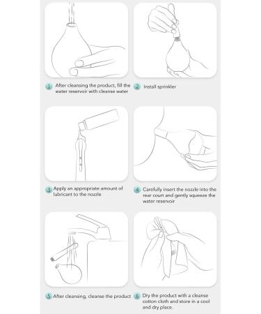 Buy Inlet Shower Bulbs Set - Reusable Anal Shower for Men & Women | Prevents Backflow Deep Cleaning Soft Silicone Nozzle 1.6 cm - Buy Online on GoSupps.com