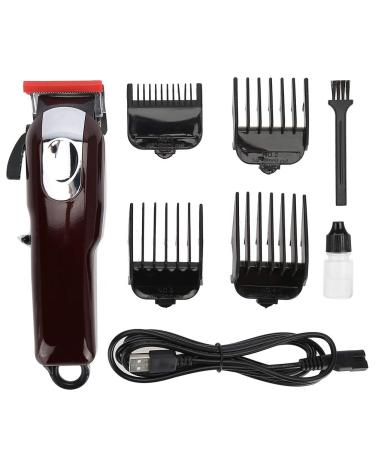 Hair Clipper Wireless USB Hair Clipper Complete Hair Cutting Kit for Men Women & Children with Guide Combs for Smooth Easy Haircuts Professional Beard Hair Trimmer Tools