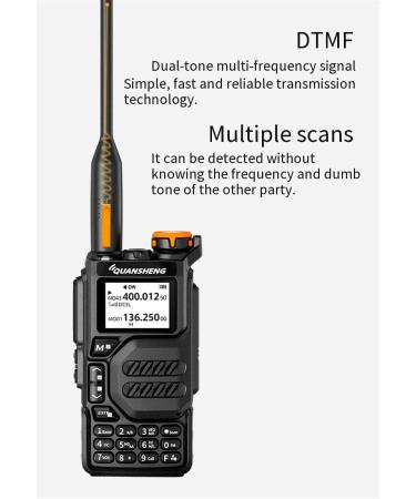 UV-K5 Dual Band Radio | 5 Watt Output Portable Two-Way Radio with NOAA Weather Alert - Buy Online on GoSupps.com