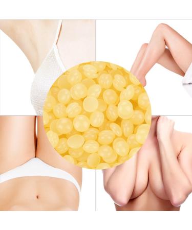Calculbose Legs Leg Hartwachs Wax Beans - Premium Hot Wax Pearls for Full Body Hair Removal | Beauty Care (Yellow) - Buy Online on GoSupps.com