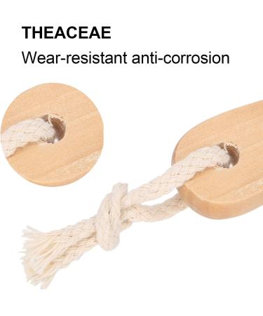 Foot Brush & Pumice Stone with Handle Wooden Foot Bristle Brush Pumice Stone Foot Callus Remover Double Sided Foot Scrubber for Men & Women - Buy Online on GoSupps.com