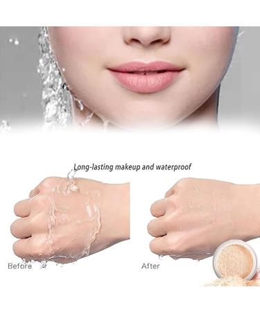  LaoSShu Makeup Fixing Powder Full Coverage Waterproof Blurred Fixing Powder Beauty Blurred Powder Foundation Ultra Pink Fixing Powder for All Skin Tones (2Pcs-A) - Buy Online on GoSupps.com