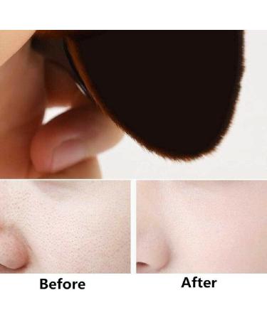 Foundation Makeup Brush Top Kabuki Face Brush for Blending Liquid Cream or Powder Cosmetics (Doubleblack) - Buy Online on GoSupps.com