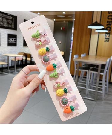 10-Piece Toddler Mini Hair Clip Barrettes - No Slip Baby Hair Accessories for Fine Hair Girls - Buy Online on GoSupps.com