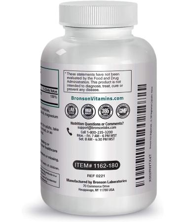 Iron Bisglycinate 25mg - Gentle on Stomach - Supports Energy & Red Blood Cell Production - Non-Constipating - Non GMO - 180 Vegetarian Capsules - Buy Online on GoSupps.com