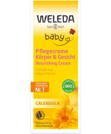 WELEDA BIO BABY CALENDULA CARE CREAM 30ml - Natural Face & Skin Moisturizer for Dry Skin Enriched with Sesame Oil & Lanolin Ideal Baby Care for Infants and Children - Buy Online on GoSupps.com