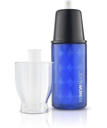 Continuous Fine Mist Spray Essential Oil Glass Bottle - Use the Mister/Sprayer to Spritz Your Hair & Body with Oils or water - Refillable/Reusable Cobalt Blue Aromatherapy Container - Buy Online on GoSupps.com