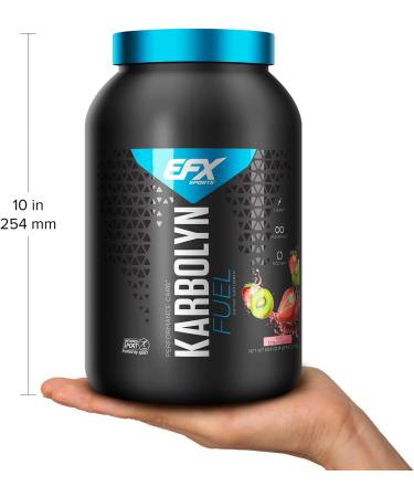 EFX Sports Karbolyn Fuel Strawberry Kiwi 4.3 lbs - Fast Energy & Endurance - Buy Online on GoSupps.com