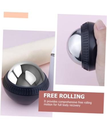 Fomiyes Stainless Steel Massage Globe Set - 4 Piece Facial & Foot Massager | Ice Rollers & Rolling Massage Device - Buy Online on GoSupps.com