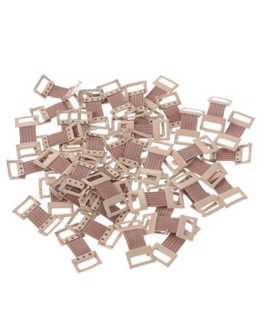 Lizusidtsy 50Pcs Elastic Bandage Wrap Stretch Metal Clips Fixation Clamps Hooks Kit for Various Types Sport Bandages