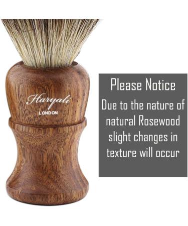Haryali London Premium Wooden Shaving Brush - Real Roof Hair Brush for Smooth Shaves - Perfect Match for Your Razor Plane - Buy Online on GoSupps.com