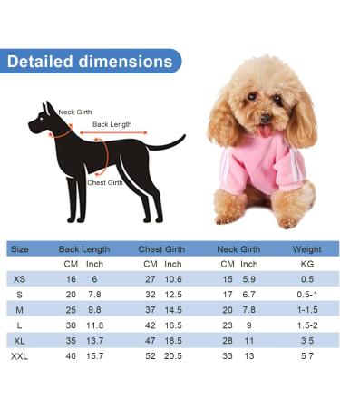 Small Dog Clothes | Chihuahua Hoodies Coats & Sweaters - Warm Pink Hoodie for Puppies - Buy Online on GoSupps.com