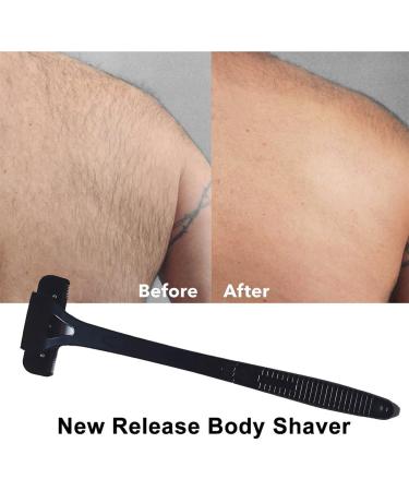 Foreverup Back Razor for Men - 5 Blade Foldable Back Hair Remover | Effective Dry & Wet Shaving - Buy Online on GoSupps.com