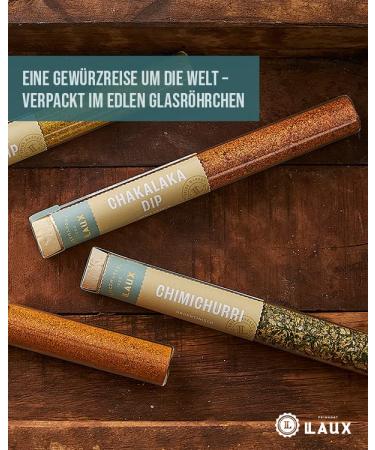 Premium Laux Spices Gift Box - 5 International Spices for Father's Day - Perfect BBQ & Grill Gift Idea - Buy Online on GoSupps.com
