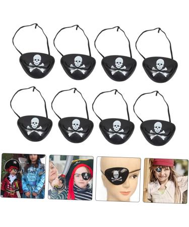 Didiseaon 24 Pcs Pirate Eye Patches Kids & Adults Halloween Costume Accessories | Blindfolds for Parties & Play - Buy Online on GoSupps.com