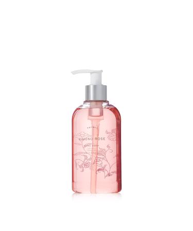 Thymes - Kimono Rose Hand Wash with Pump - Hydrating Liquid Hand Soap with Soft Vanilla Rose Scent - 8.25 oz Kimono Rose 8.25 Fl Oz (Pack of 1)