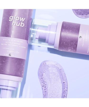 Glow Hub Purify & Brighten Jelly Cleanser avec antioxydants pour tous types de peau 120 ml - Buy Online on GoSupps.com