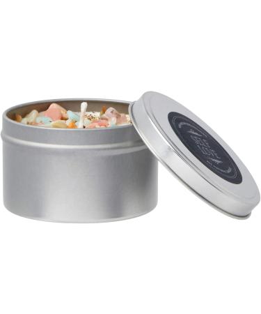 Self Love Candle | Negative Energy Cleansing - Handmade Aromatherapy Soy Candle with Dried Flowers & Crystals - 8oz Tin | New Moon Beginnings - Buy Online on GoSupps.com