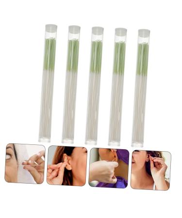 Set of 40 Healeved Ear Piercing Cleaning Lines - 300pcs Ear Cleaners and Tools for Ear Hole Care - Green and Light Green - 12X1.5CM - Odor Cleaner - Buy Online on GoSupps.com