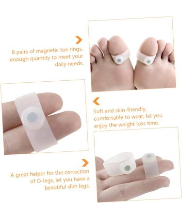 FOMIYES 20 Pairs Toe Rings - Practical Acupoint Rings for Travel & Home | Versatile Massage Covers for Feet - Buy Online on GoSupps.com
