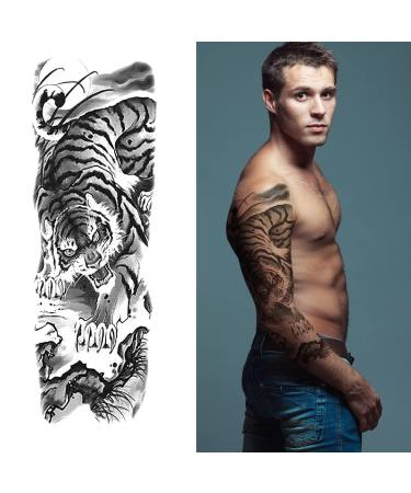 GFHIH Christmas Full Arm Temporary Tattoos for Men and Women - Waterproof & Realistic Sleeve Designs - Long Lasting Holiday Gift - 12 Sheets (L19xW7) - Buy Online on GoSupps.com